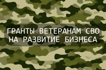 Гранты ветеранам СВО на развитие бизнеса