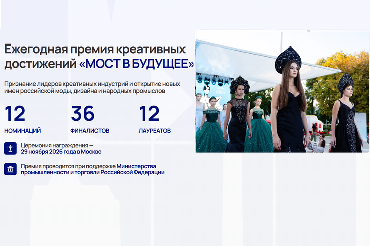 Премия креативных достижений «МОСТ В БУДУЩЕЕ 2026»