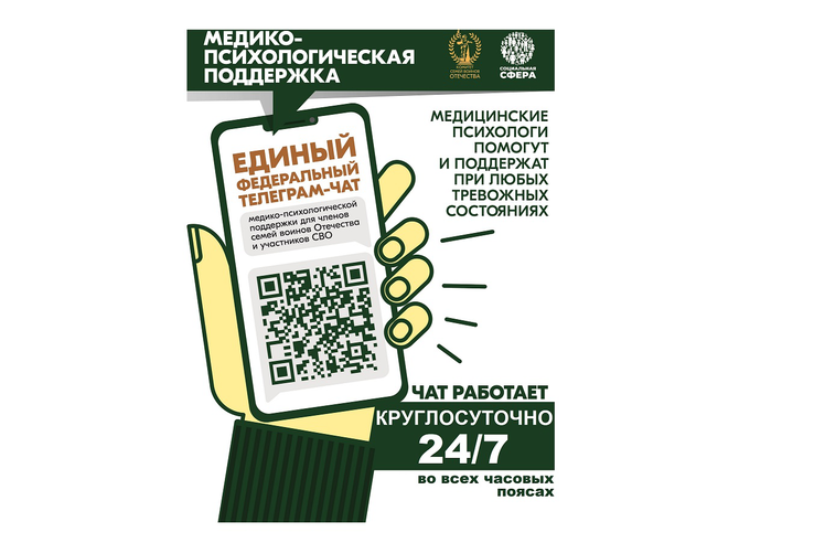 Медико-психологическая помощь членов семей и участников СВО